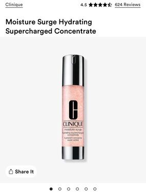 Clinique Moisture Surge Hydrating
Supercharged Concentrate